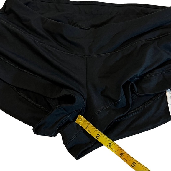 NWT Athleta Womens Kata 2.0 Swim Shorts Drawstring Pockets Black XXS Athletic - Picture 11 of 16